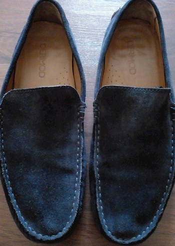Siyah Süet Erkek Tokalı Loafer
