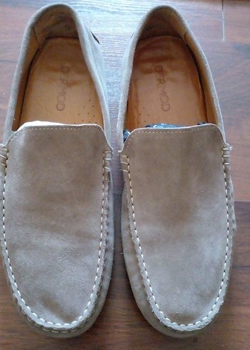 Bej Süet Erkek Loafer Ayakkabı