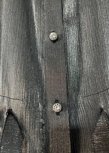 Gri Pilili Uzun Kadın Takım Elbise - Görsel 5