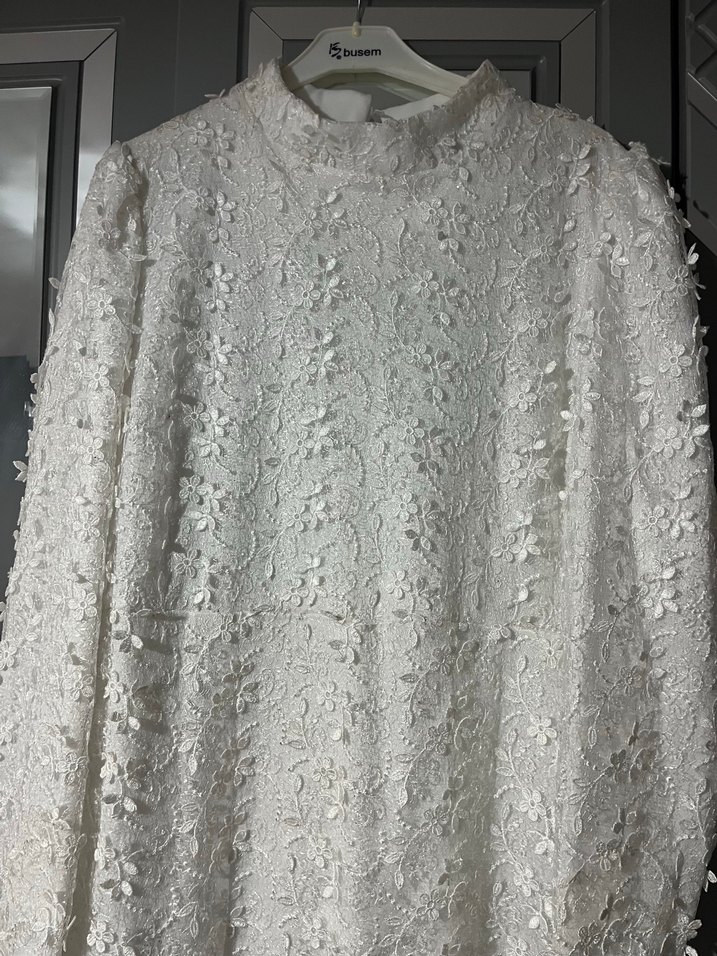 Beyaz abiye - Görsel 2