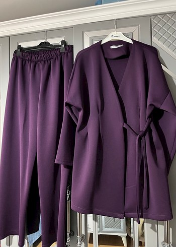 Kadın Mor tesettür takım - Görsel 2