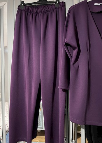 Kadın Mor tesettür takım - Görsel 3