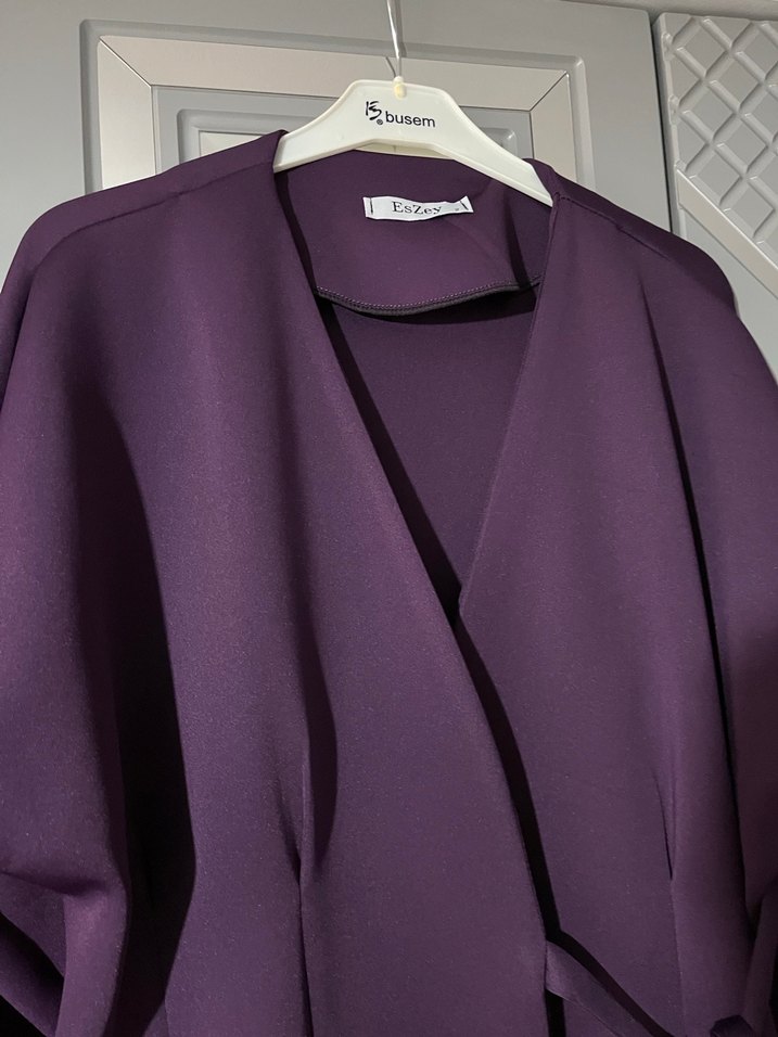 Kadın Mor  tesettür takım - Görsel 5