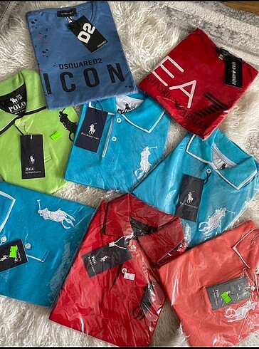 Yeni etiketli çocuk polo yaka tshirt