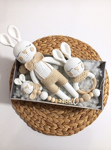 Amigurumi tavşan set