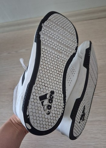 Beyaz Adidas Bağcıklı Spor Ayakkabı - Görsel 4