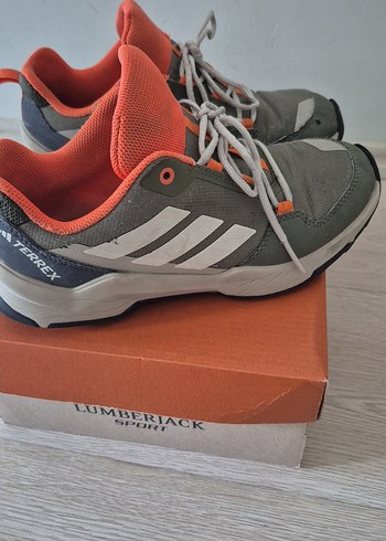 Turuncu Detaylı Erkek Çocuk Spor Ayakkabı - Görsel 3