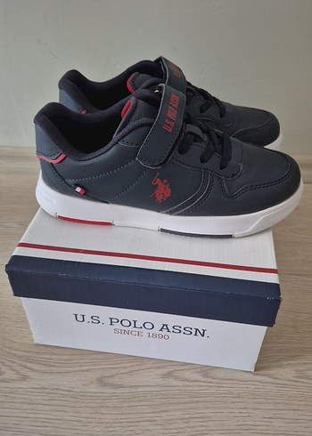 Gri Erkek Çocuk Sneakers Velcro Bantlı - Görsel 5