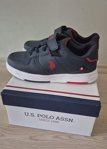 Gri Erkek Çocuk Sneakers Velcro Bantlı - Görsel 3