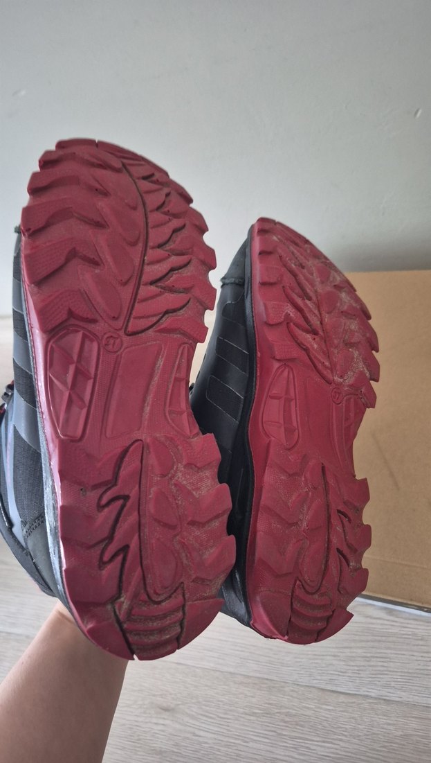 Kırmızı Erkek Outdoor Biker Botu Velcro - Görsel 4