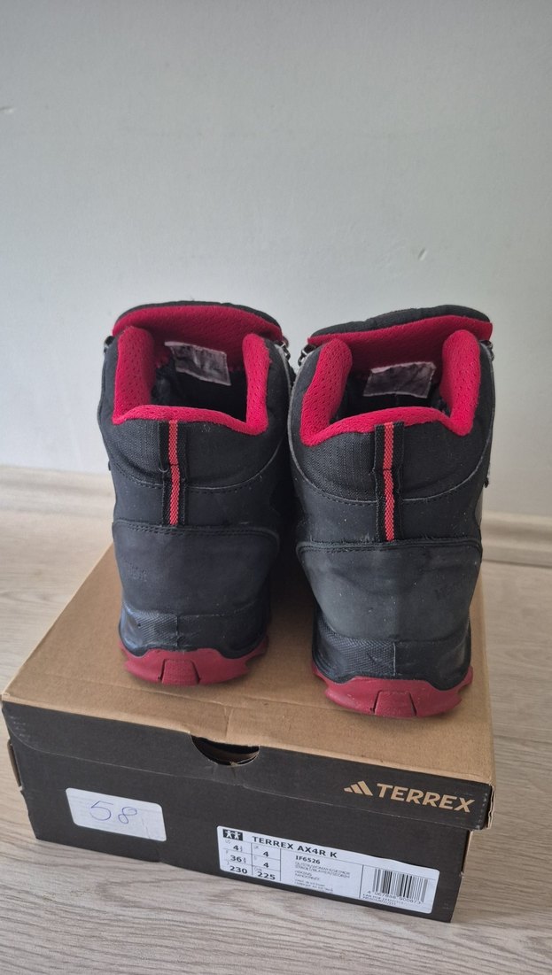 Kırmızı Erkek Outdoor Biker Botu Velcro - Görsel 2