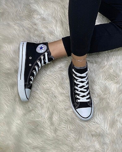 40 numara siyah converse bot