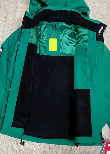 Yeşil Kapüşonlu Kadın Rüzgarlık Mont - Görsel 6