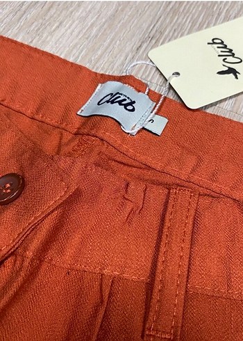 Kadın Keten  Pantolon - Görsel 4