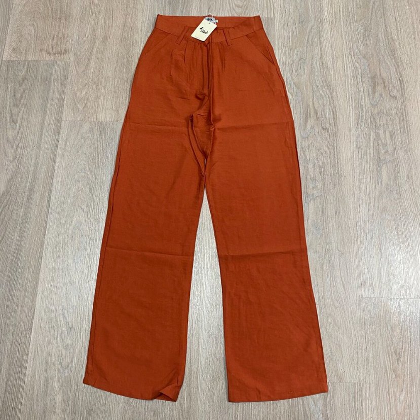 Kadın Keten  Pantolon - Görsel 2