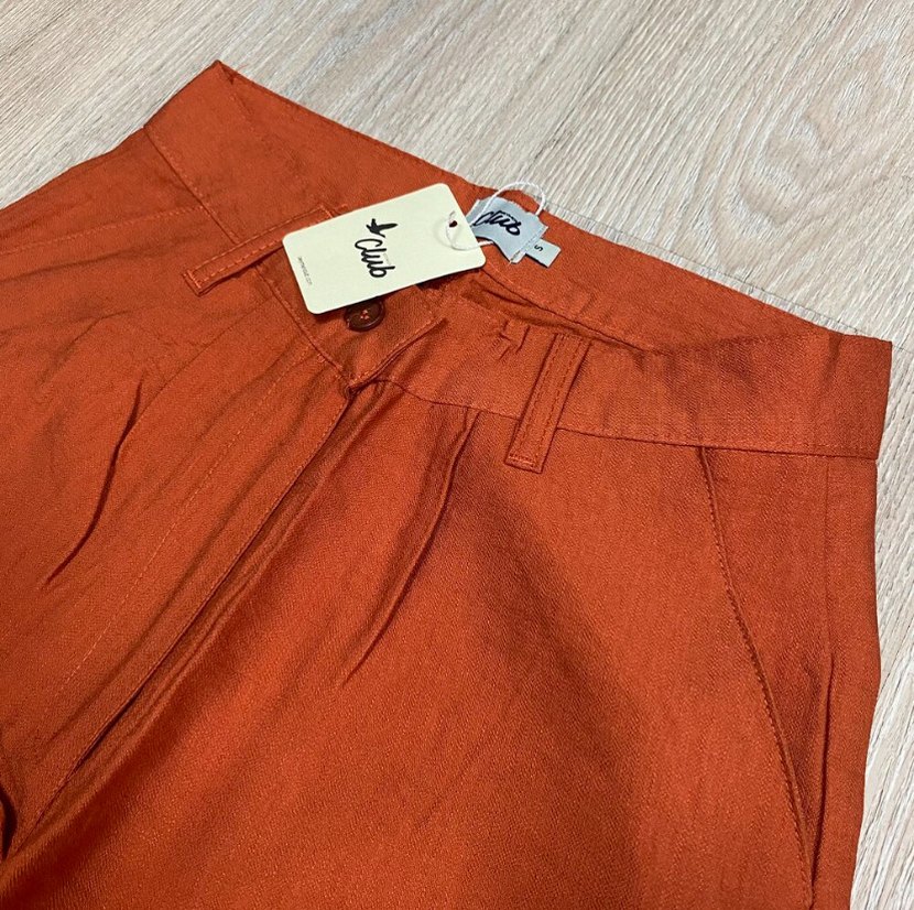 Kadın Keten  Pantolon - Görsel 3