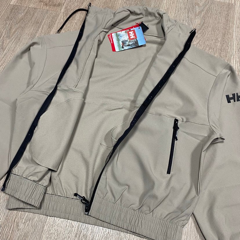 Bej Yüksek Yakalı Fermuarlı Kadın Ceket - Görsel 5