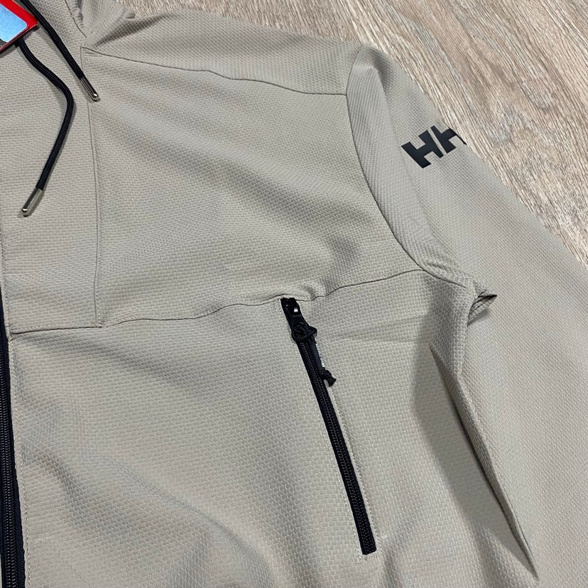 Bej Yüksek Yakalı Fermuarlı Kadın Ceket - Görsel 3