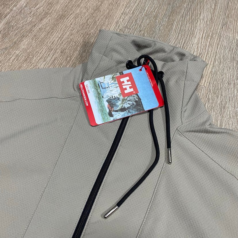 Bej Yüksek Yakalı Fermuarlı Kadın Ceket - Görsel 2