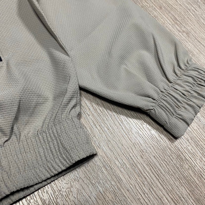 Bej Yüksek Yakalı Fermuarlı Kadın Ceket - Görsel 4