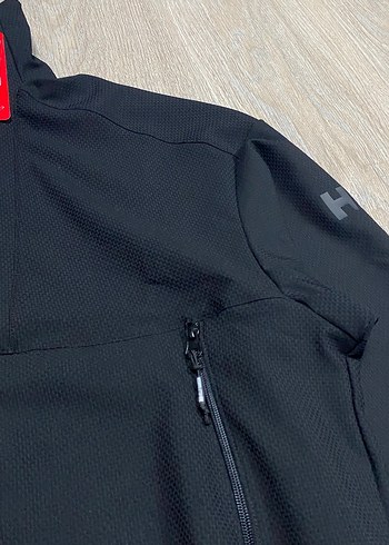 Siyah Fermuarlı Yüksek Yakalı Kadın Ceket - Görsel 3