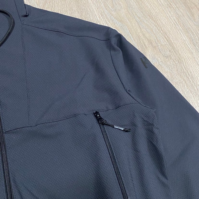 Yüksek Yakalı Fermuarlı Füme Kadın Ceket - Görsel 3