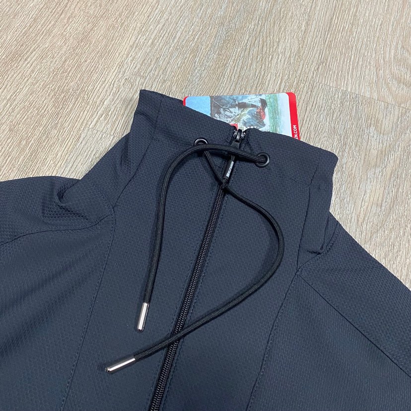 Yüksek Yakalı Fermuarlı Füme Kadın Ceket - Görsel 2