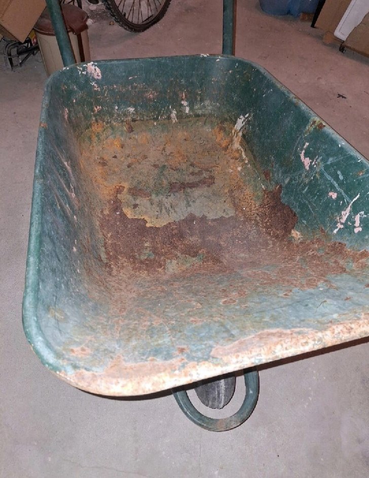 Koyu Yeşil Tek Tekerlekli El Arabası - Görsel 3