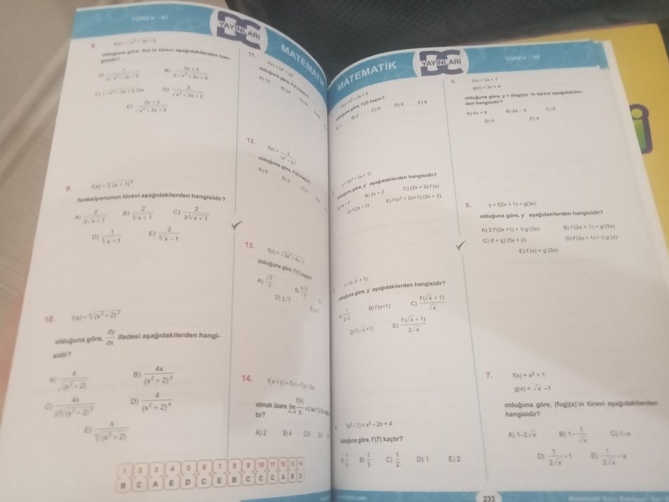 YKS İleri Düzey Matematik Soru Bankası 2. Oturum - Görsel 3
