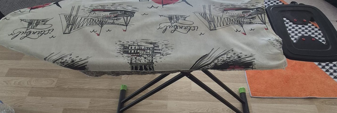 Gri Baskılı Modern Ütü Masası - Görsel 3