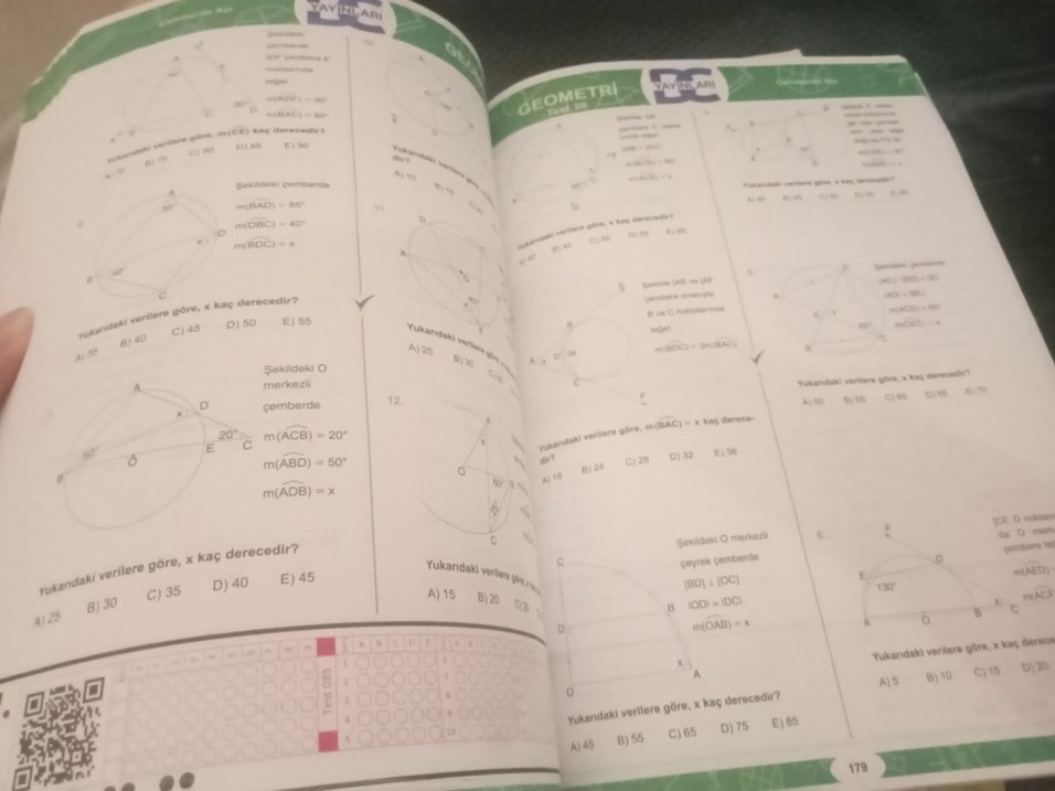 YGS/LYS Geometri Soru Bankası - Görsel 2