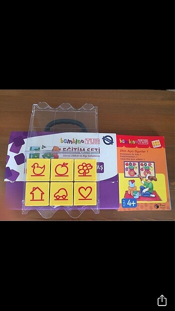 Pedagog önerisiyle alınmış eğitici set