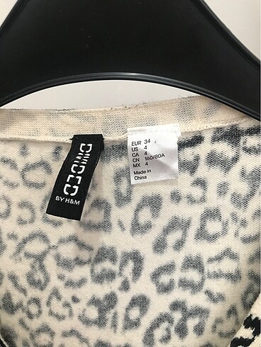 Addax H&M leopar desen hırka