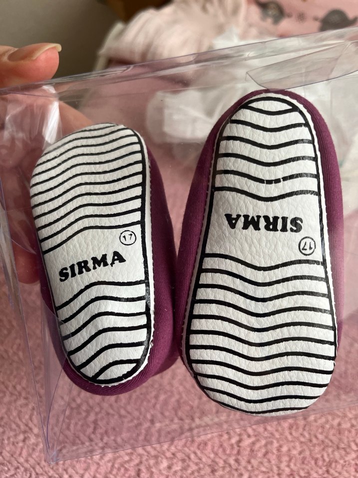 Kız Bebek İlk Adım Ayakkabısı Pembe Velcro - Görsel 2