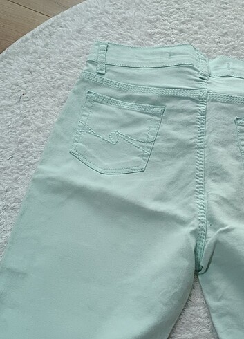 Denim kanvas pantolon - Görsel 7