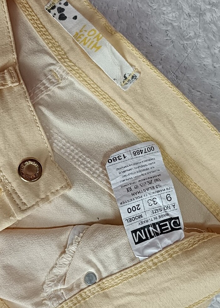 Denim kanvas pantolon - Görsel 3