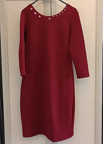Kırmızı elbise  - Görsel 4