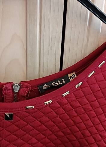 Kırmızı elbise  - Görsel 6