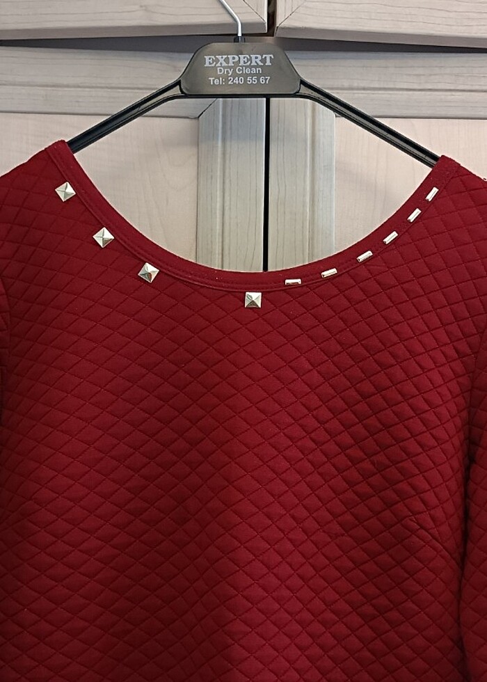 Kırmızı elbise  - Görsel 3