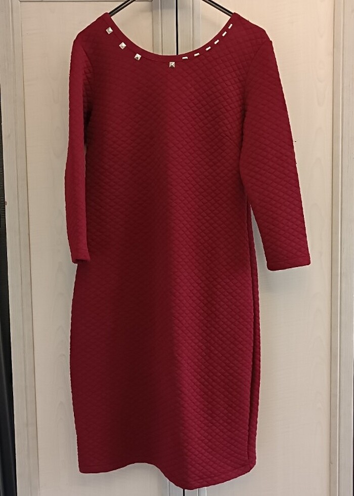 Kırmızı elbise  - Görsel 4