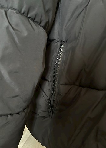 xxl Beden Jack & Jones Siyah Erkek Midi Boy Kışlık Fermuarlı Mont