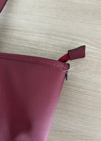 Beden bordo Renk Pierre Cardin Bordo Deri Kadın El Çantası