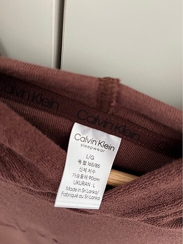 l Beden CALVIN KLEIN KADIN SWEATSHIRT SLEEP WEAR