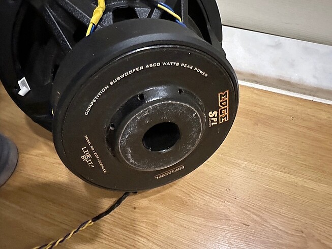 Edge spl bas 4500 wath 1750 rms blackcoil bobin çift. 30 cm bas