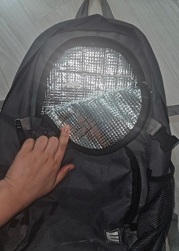 Gri Tokalı Sokak Stili Kadın Sırt Çantası - Görsel 3