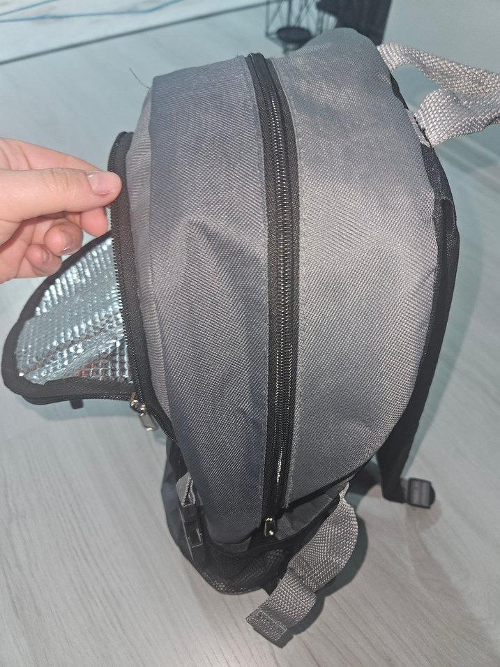 Gri Tokalı Sokak Stili Kadın Sırt Çantası - Görsel 2