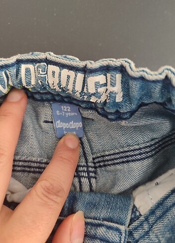 7 Yaş Beden lacivert Renk Kot pantolon