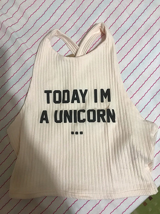 Today i am a unicorn yazılı askılı