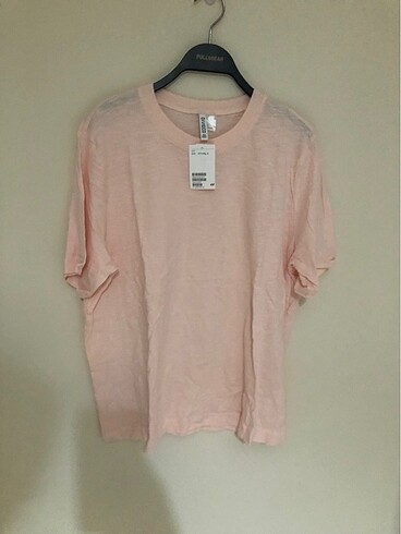 H&M H&M pembe basic tişört