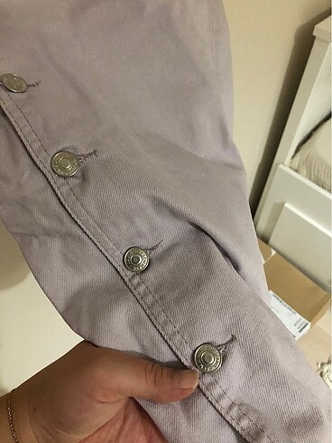 Lila jean salopet - Görsel 2